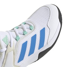 adidas Tennis Shoes Ubersonic 4 Allcourt white/blue Kids